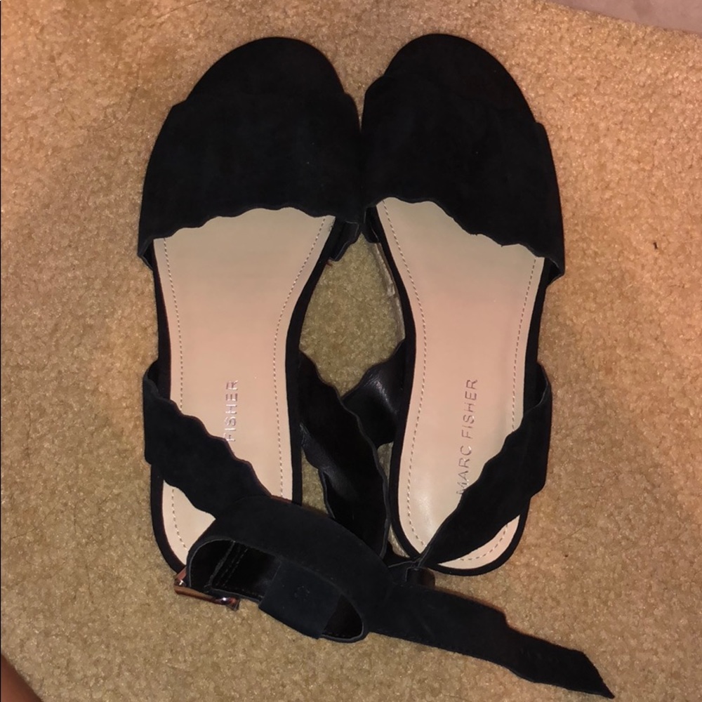 Marc Fisher black espadrilles